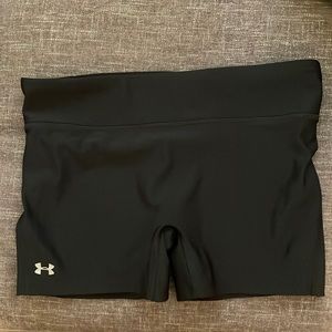 Black Under Armour workout shorts